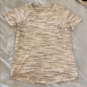 Lululemon Training Top (White Pattern)